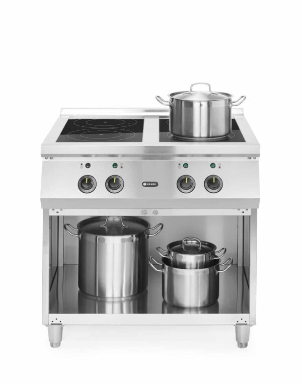 4 degļu indukcijas plīts, 400V/17000W, 800x700x870mm, 237687, Hendi