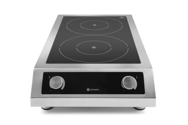 Indukcijas plīts divvietīgā 7000, Profi Line, 400V/7000W, 405x698x145mm, 239346, Hendi