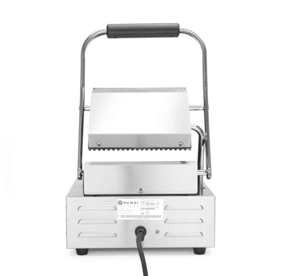 Kontaktgrils – vienvietīgs, rievota augša un apakša, 230V/1800W, 310x370x210mm, 263501, Hendi