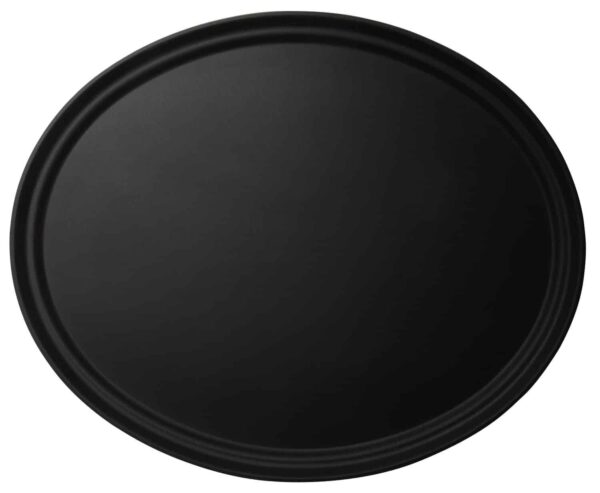 Camtread servēšanas paplāte ovāla, neslīdoša, melna krāsa, Melns, 685x560x32mm, 2700CT110, Cambro