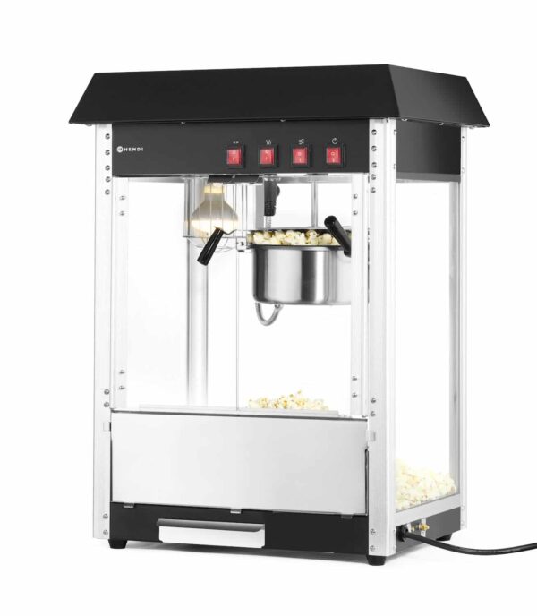 Popkorna gatavošanas aparāts, Melns, 230V/1500W, 560x420x770mm, 282762, Hendi