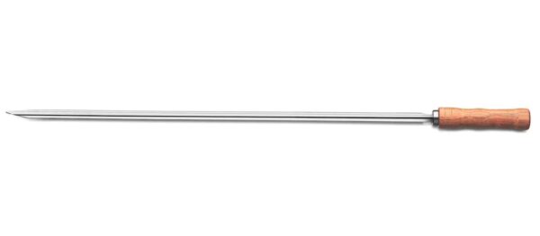 Šaurs grila iesms churrasco ar koka rokturi, Brūns, 650mm, 29810126, Tramontina