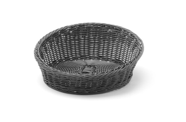 Grozs konditorejas izstrādājumiem, ar slīpu malu, apaļš, Melns, ø310x120mm, 426579, Hendi