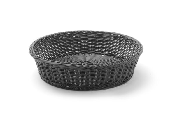Maizes grozs, apaļa, Melns, ø400x90mm, 426982, Hendi
