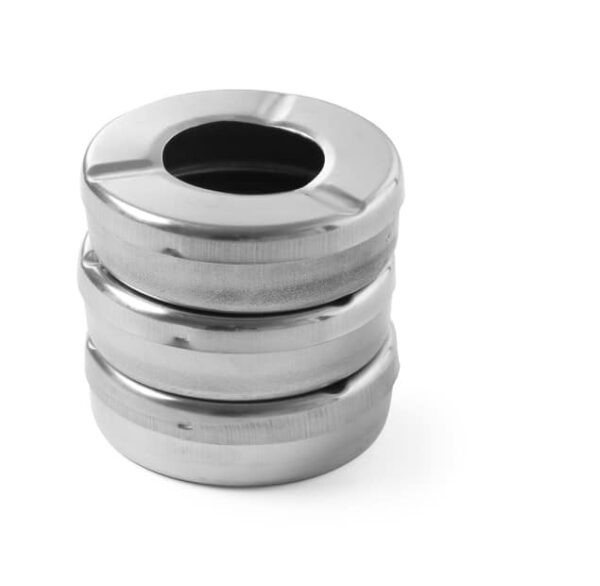 Pelnutrauks ar vāku, 3 gab., ø90x28mm, 440490, Hendi