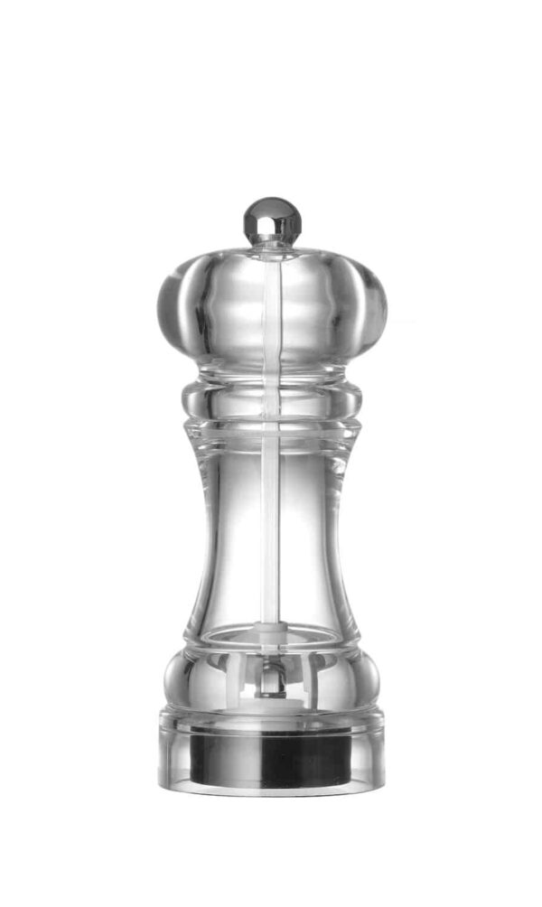 Piparu dzirnaviņas – caurspīdīgas, Piparu dzirnaviņas, Caurspīdīgs, ø58x146mm, 469507, Hendi