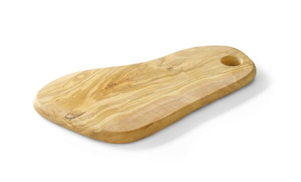 Olīvkoka servēšanas dēlis, ar caurumu, 350x210x18mm, 505236, Hendi