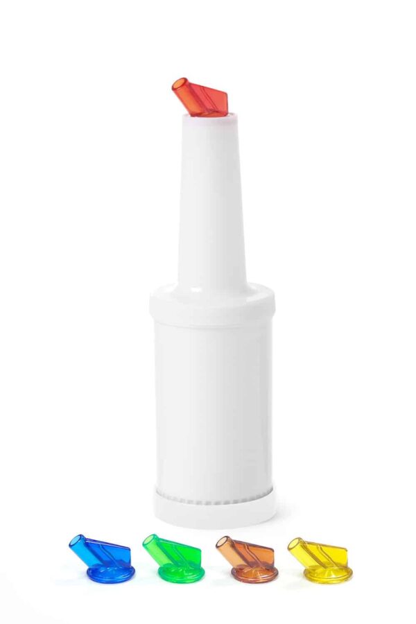 Bārmeņa dozators ar nomaināmiem uzgaļiem, sarkans, 0,8L, Sarkans, ø90x(H)300mm, 557600, Bar up