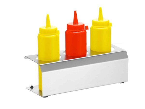 Statīvs mērcēm, 3 caurumi ø57 mm, 229x90x78mm, 557976, Hendi