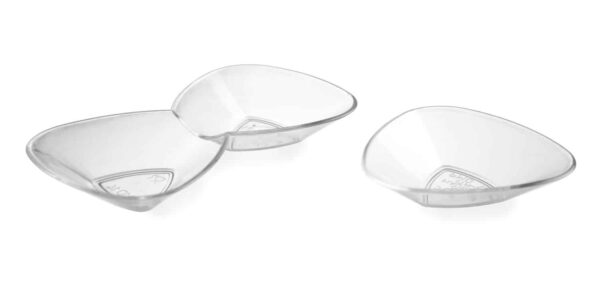 Trijstūra trauks uzkodām Fingerfood - vienreizējai lietošanai, 100 gb., 0,02L, 100 gab., 110x65x20mm, 560297, Hendi