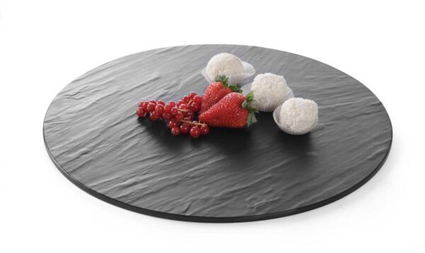 Apaļa šīfera struktūras servēšanas plāksne, ø430x7mm, 561416, Hendi