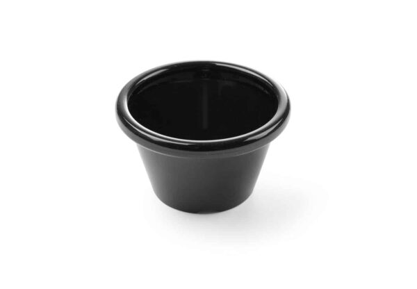 Keramikas podiņš - 12 gab, 0,045L, Melns, 12 gab., ø60x35mm, 565605, Hendi