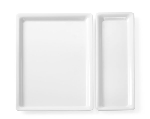 Banketu paplāte GN no porcelāna, GN 1/1, 530x325x20mm, 566008, Fine Dine