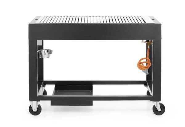 Gāzes grils Tampa, melns, 10 kW, Melns, 10kW, 1260x580x900mm, 700044, Hendi