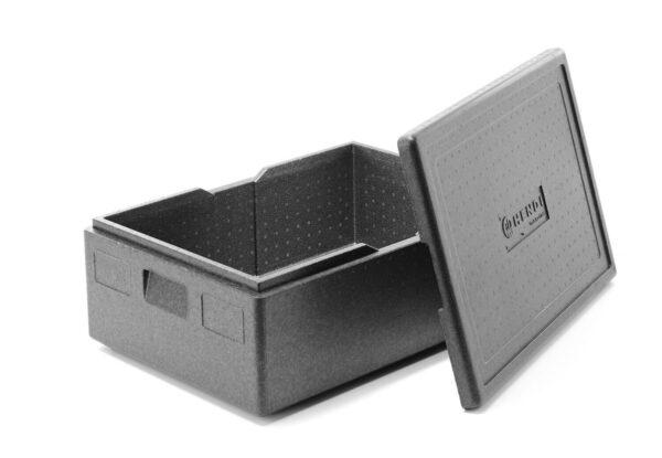Termokonteineri, izgatavoti no piocelan, Kitchen Line, GN 1/1, 53L, Melns, 685x485x260mm, 707432, Hendi