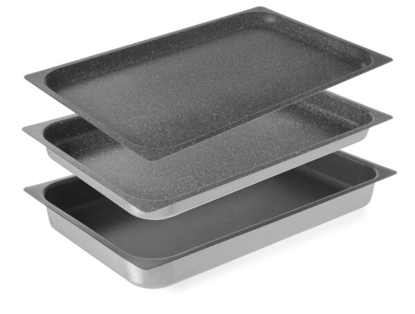 Gastronormas no alumīnija GN 1/1 ar pretpiedeguma pārklājumu, GN 1/1, 530x325x(H)40mm, 805541, Hendi