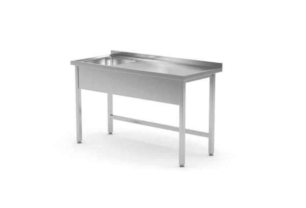 Galds ar mazgājamo vannu pastāvīgai mazgāšanai, Kitchen Line, Kameras atrašanās vieta – pa kreisi, 1000x600x850mm, 812648, Hendi