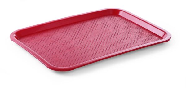 Vidējā paplāte no polipropilēna „Fast Food”, Sarkans, 305x415x20mm, 878910, Hendi