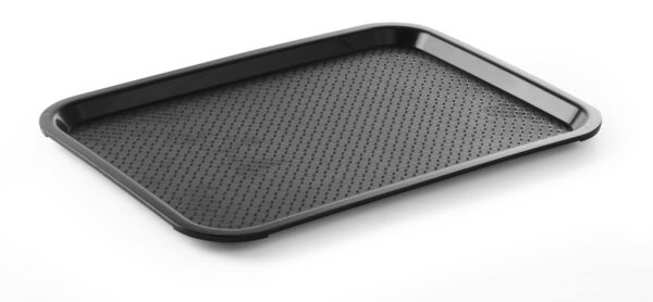 Vidējā paplāte no polipropilēna „Fast Food”, Melns, 305x415x20mm, 878958, Hendi