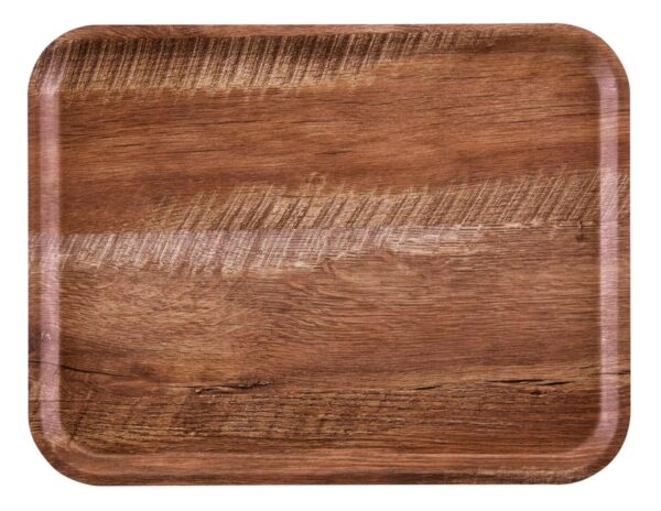 Servēšanas paplāte Capri, brūnais ozols, Koksnes krāsas, 370x530mm, CA3753E87, Cambro