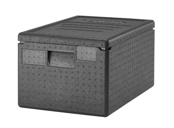 Izolēts konteiners Cam GoBox 46 L, GN 1/1, Melns, 600x400x316mm, EPP180110, Cambro