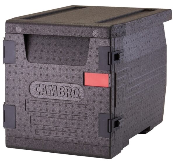 Cam GoBox izolēta tvertne, ar priekšējo iekraušanu, GN 1/1, 60 l, GN 1/1, 60L, Melns, 640x440x475mm, EPP300110, Cambro