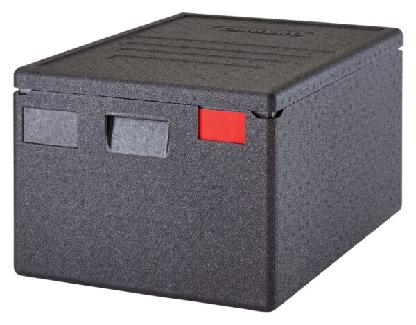 Cam GoBox izolācijas konteiners, augšējā iekraušana, 600x400 mm, 80 l, 80L, Melns, 690x490x370mm, EPP4060T300110, Cambro