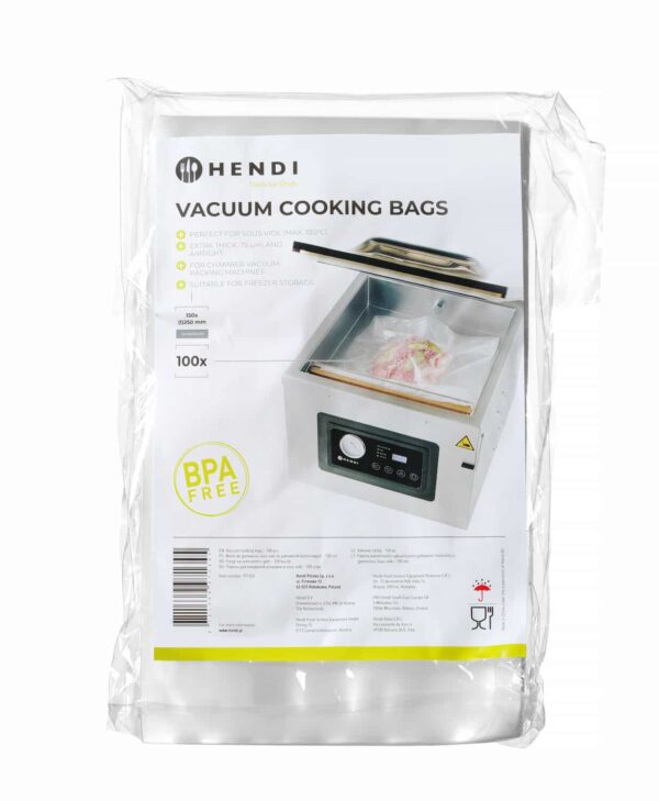 Maisiņi vakuuma iepakošanai un sous-vide - 100 gab, 100 gab., 150x250mm, 971345, Hendi