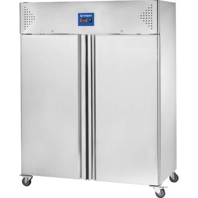 Divu durvju ledusskapis, nerūsējošais tērauds, GN 2/1, 1300 l, Stalgast