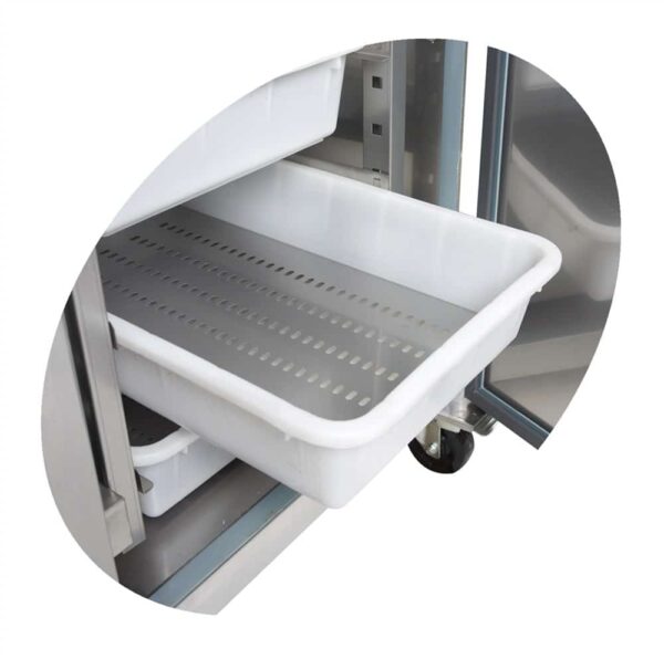 Ledusskapis zivīm, 560 l, 680x810x2010 mm, RKS600, Tefcold