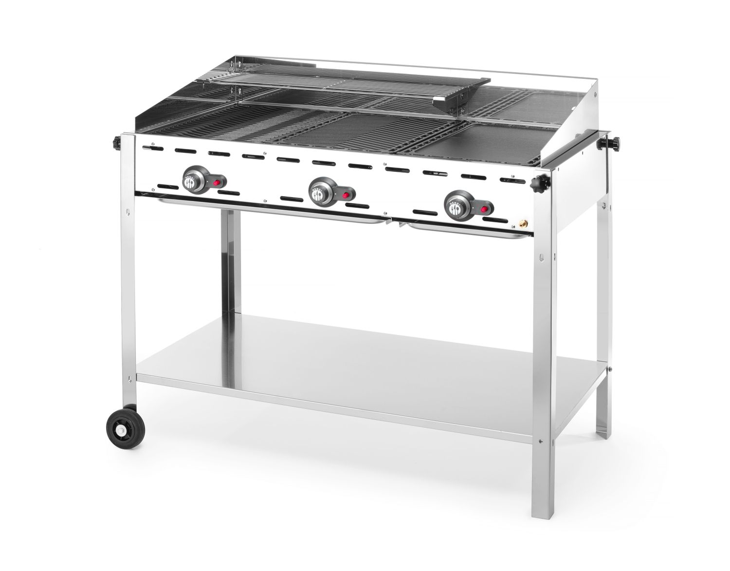 149591_OBW_2024_02 Gāzes grils Grill Green Fire Profi - 3 gāzes degļi, HENDI, Profi Line, 17,4kW, 1078x612x(H)825mm