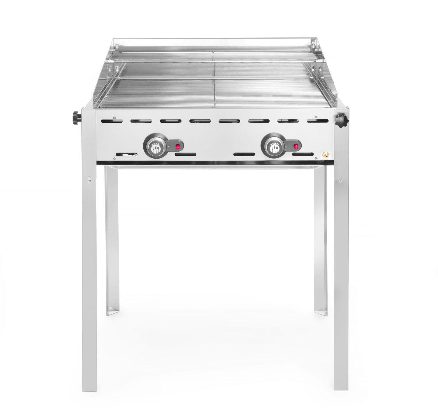 149621_OBW_2024_02 Gāzes grils Green Fire Profi Line - 2 gāzes degļi, HENDI, Profi Line, 2 nerūsējošā tērauda Gastronom 1/1 grili, 11,6kW, 740x612x(H)825mm