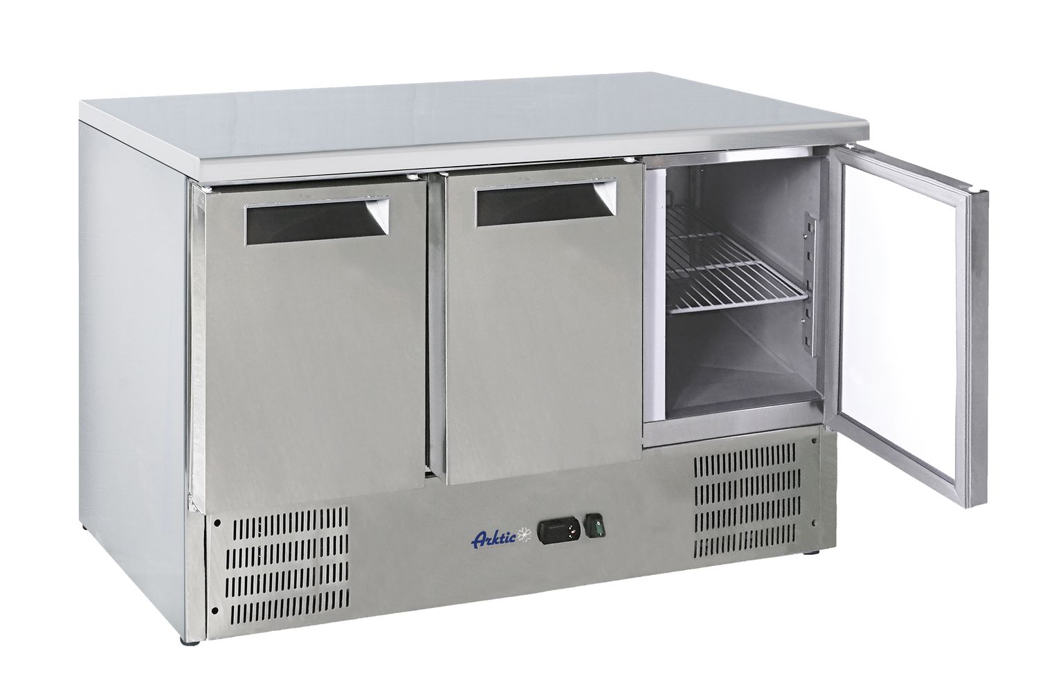 236147 Aukstuma galds ar 3 durvīm, Arktic, 219L, 220-240V/152W, 1365x700x(H)855mm